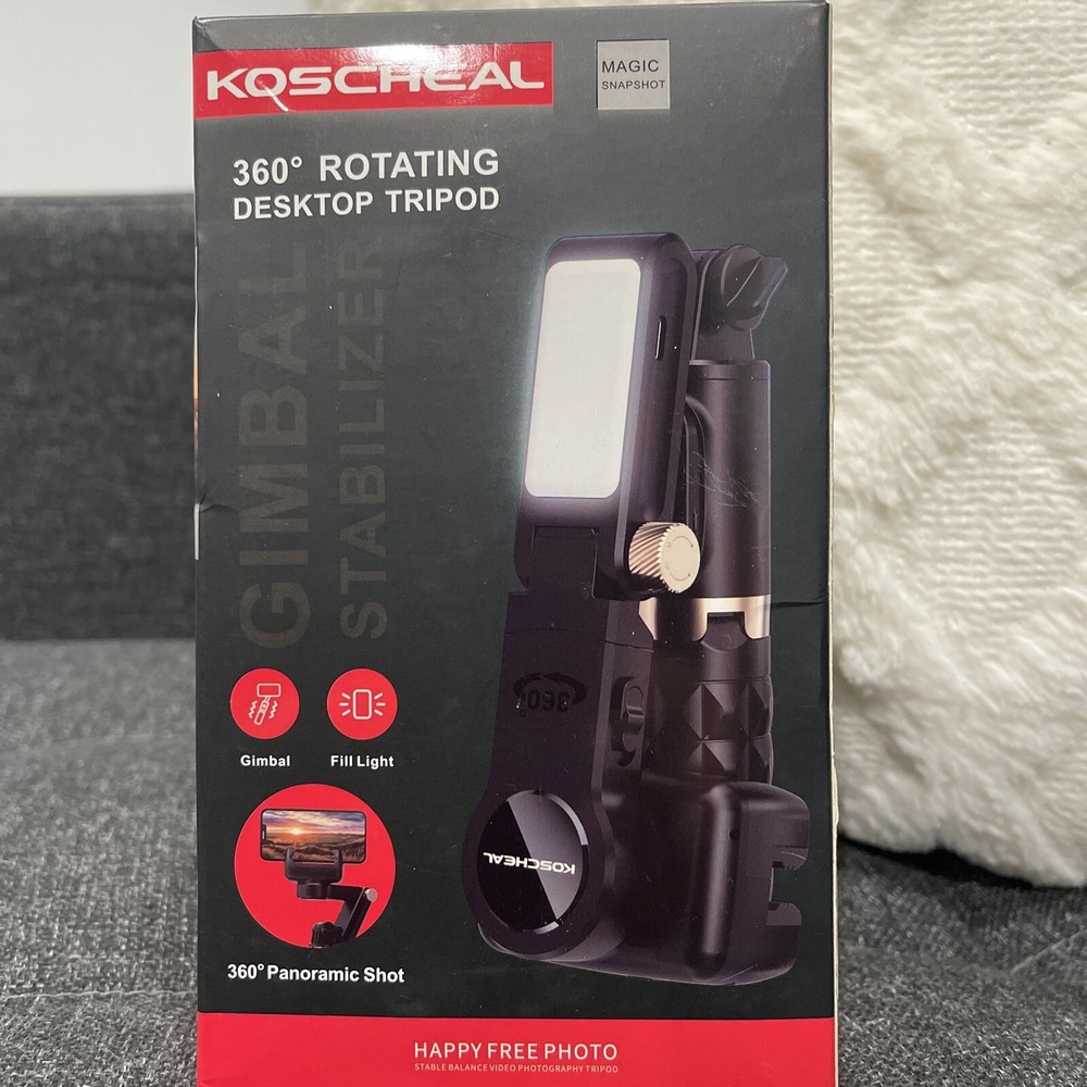 gimbal Stabilizer ,KOSCHEAL 2-Axis Auto Face Tracking with Tripod,360° Rotation
