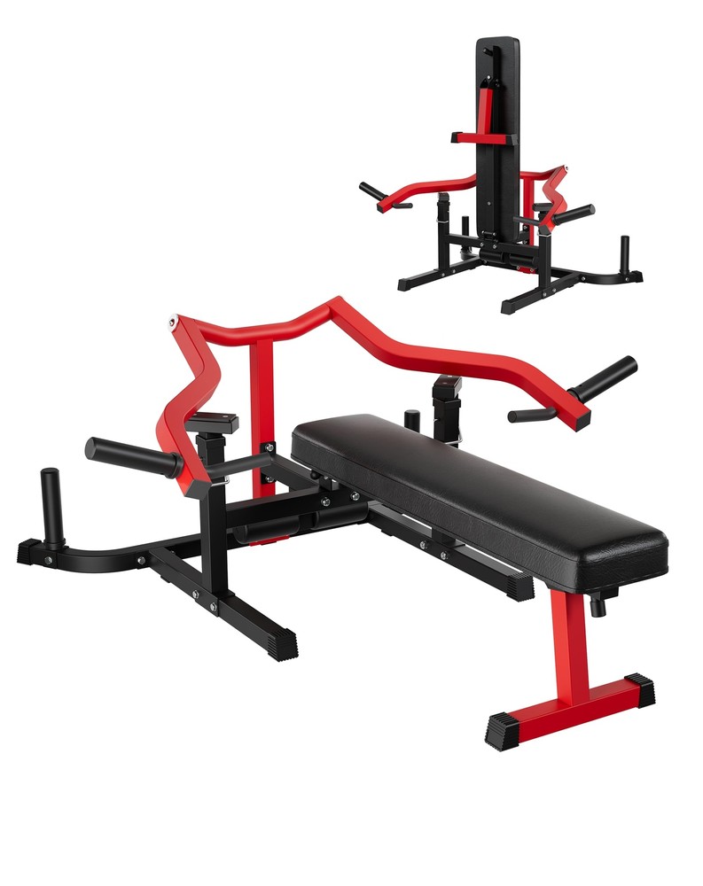Chest Press Machine, 1250Lbs Multi-Functional Adjustable Bench Press Machine New
