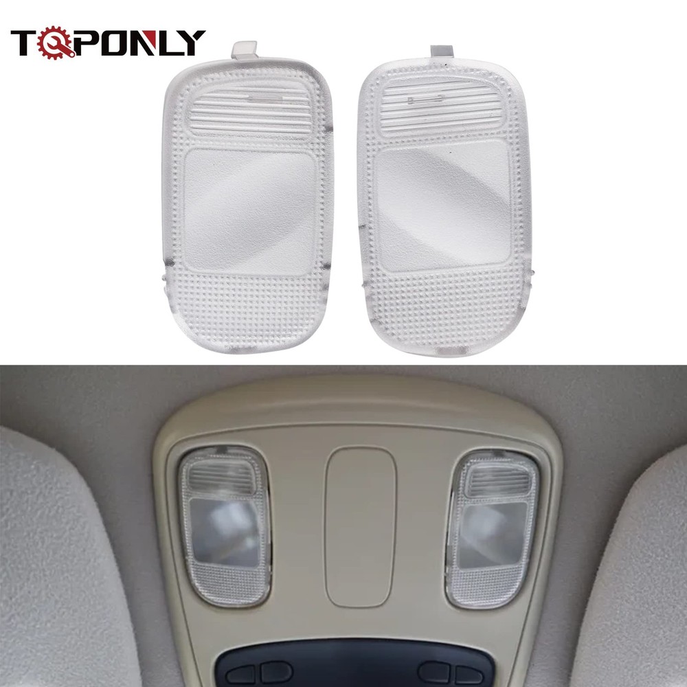 Dome Light Cover Overhead Console Reading Lamp Compatible with Dodge Ram 1500...