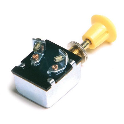 Grote 822102 Push Pull Switch, 15 Amp, 2 Screw, On/Off