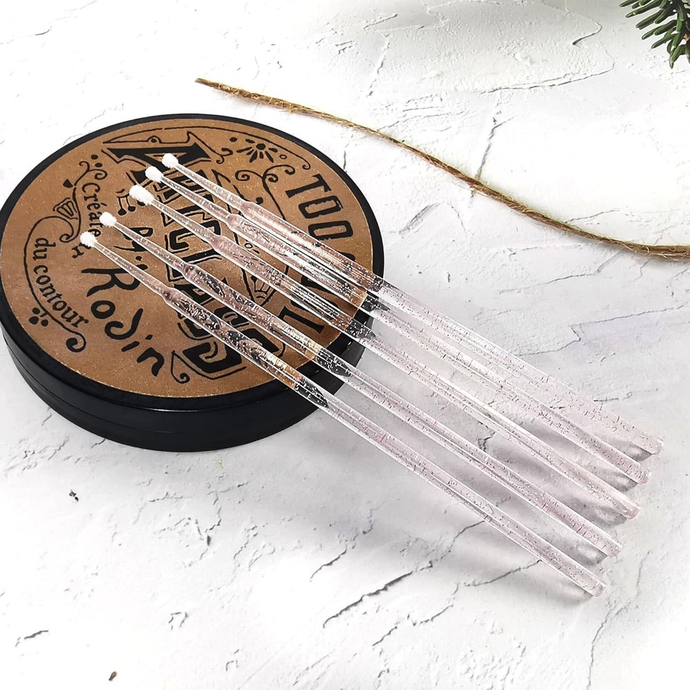 500 Pcs Disposable Micro Applicator Brush for Eyelash Extension, Micro Cotton Sw