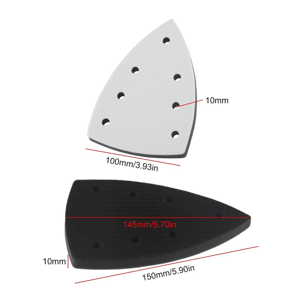 1pc Triangle Sandpaper Backing Pad Designed for Quick Abrasive Changes