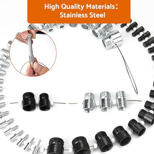 Thread Checker Nut and Bolt Thread Checker 24 Inch & 21 Metric-45 Thread Gauges