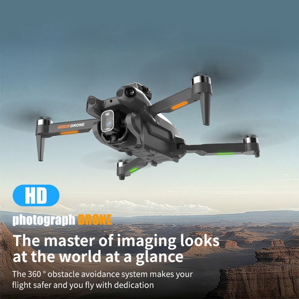 Foldable Quadcopter Drone | Brushless Motors, Large Display Remote Control