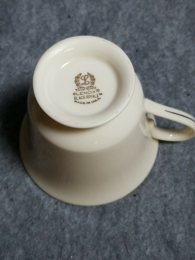 Lenox China "Black Royale" Tea cup
