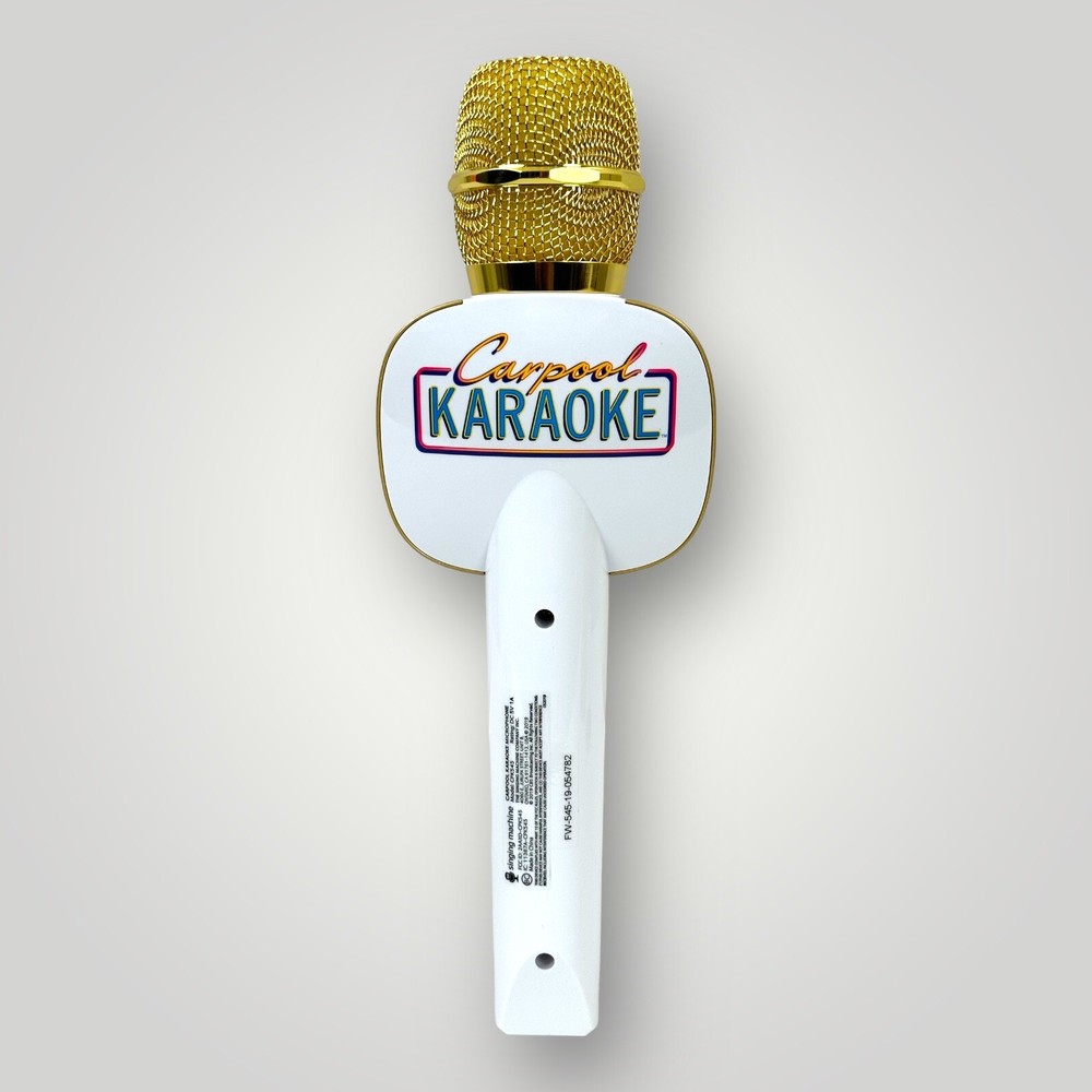 Carpool Singing Machine Carpool Karaoke The Mic Bluetooth Microphone WORKS
