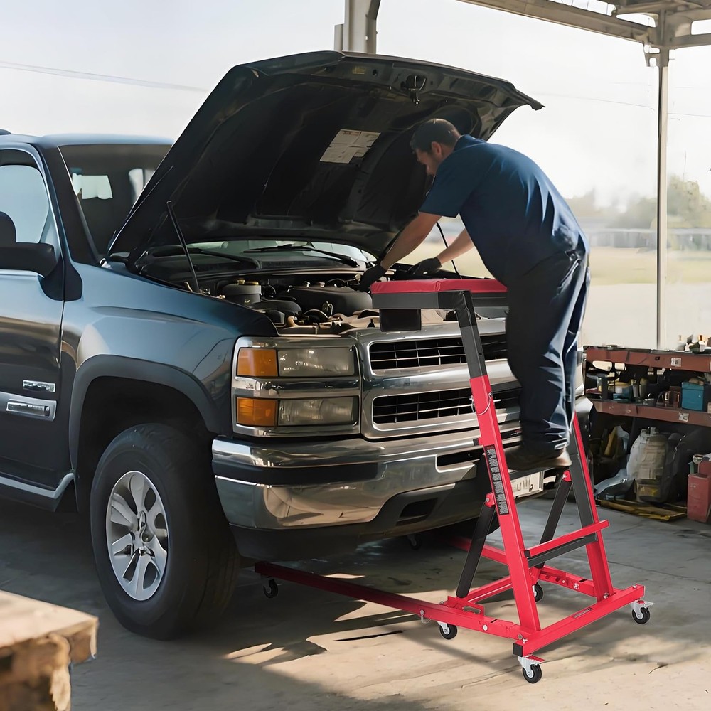 Adjustable Car Engine Crawler Foldable Top Crawling Workstation with Casters