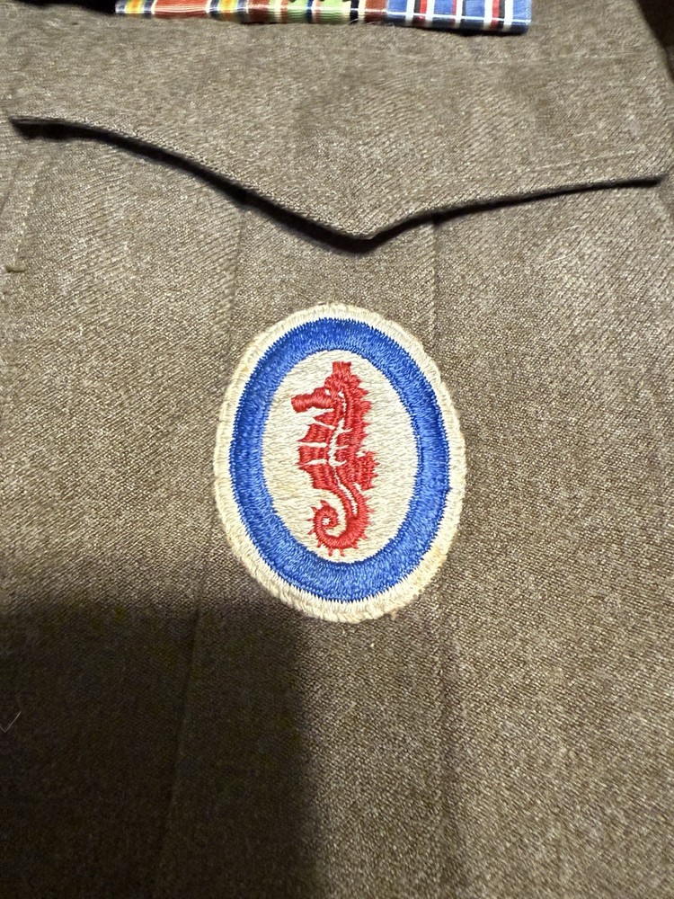 WWII Amphibious Forces Engineer Ike Jacket D-Day