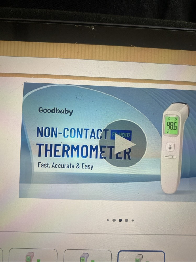 Thermometer No-Touch, Infrared Forehead