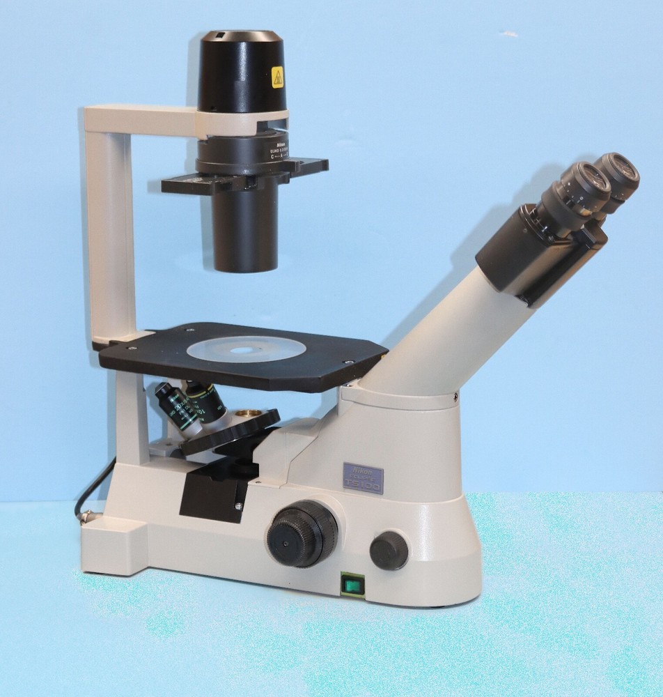 Nikon Eclipse T100 Inverted Microscope, 3 objectives