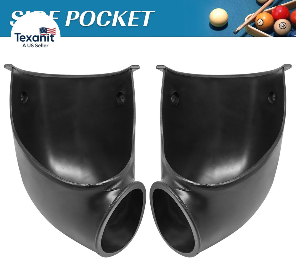 Pool Table Pockets Replacement Pockets for Billiard Table Set of 6