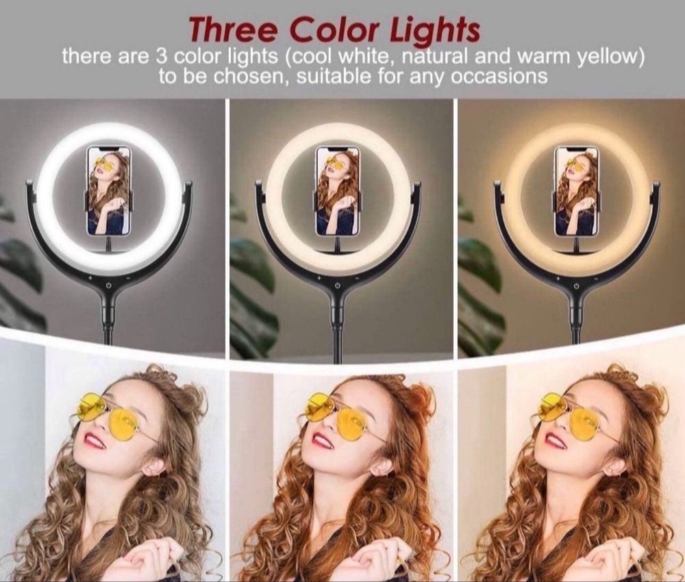 Led ring light kit with stand 12 Inches