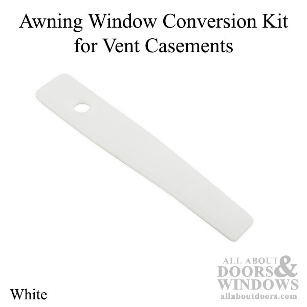 Pella Awning Stop Coversion Kit For Vent Casements White Nylon Conversion Kit