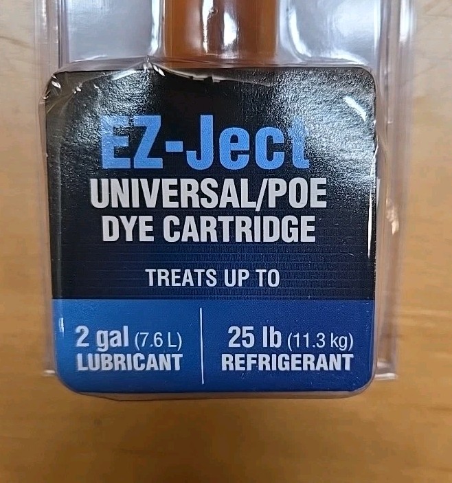 Spectroline EZ-4/ECS Dye Capsule Leak Detector Cartridge 1/2 ounce bmc 83