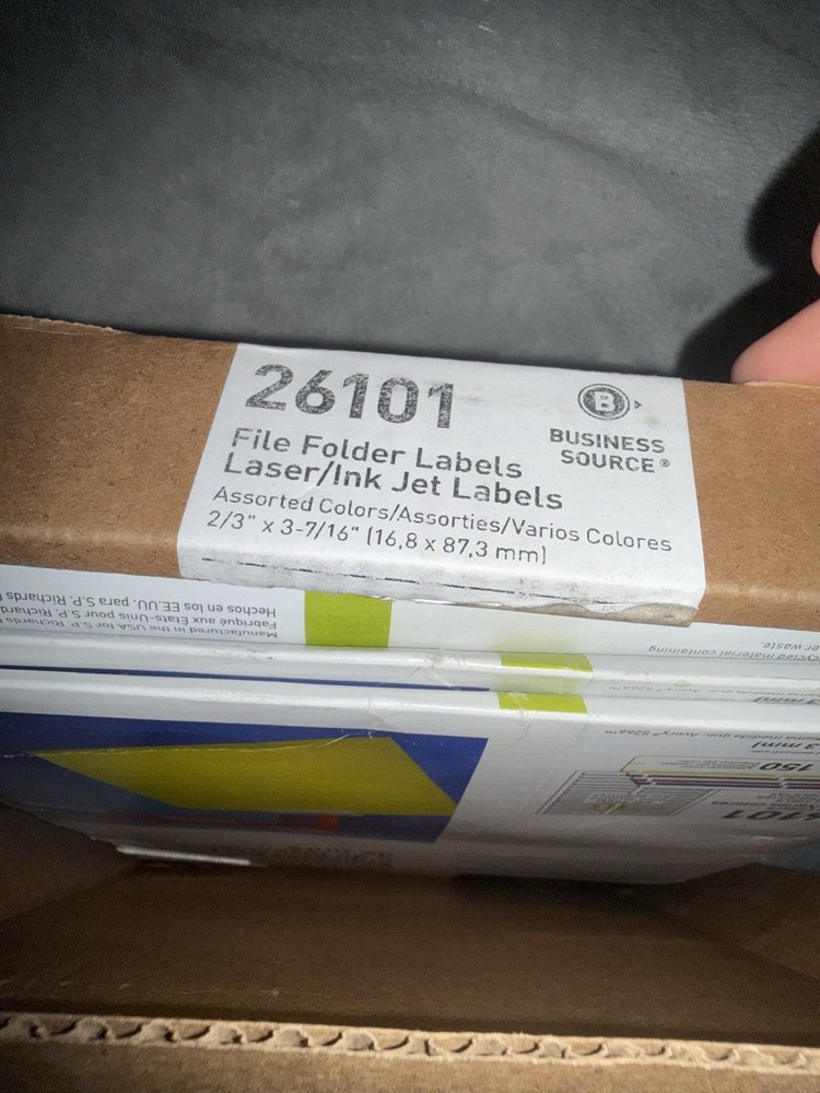 Business Source BSN26101 File Folder Labels Read Description ￼