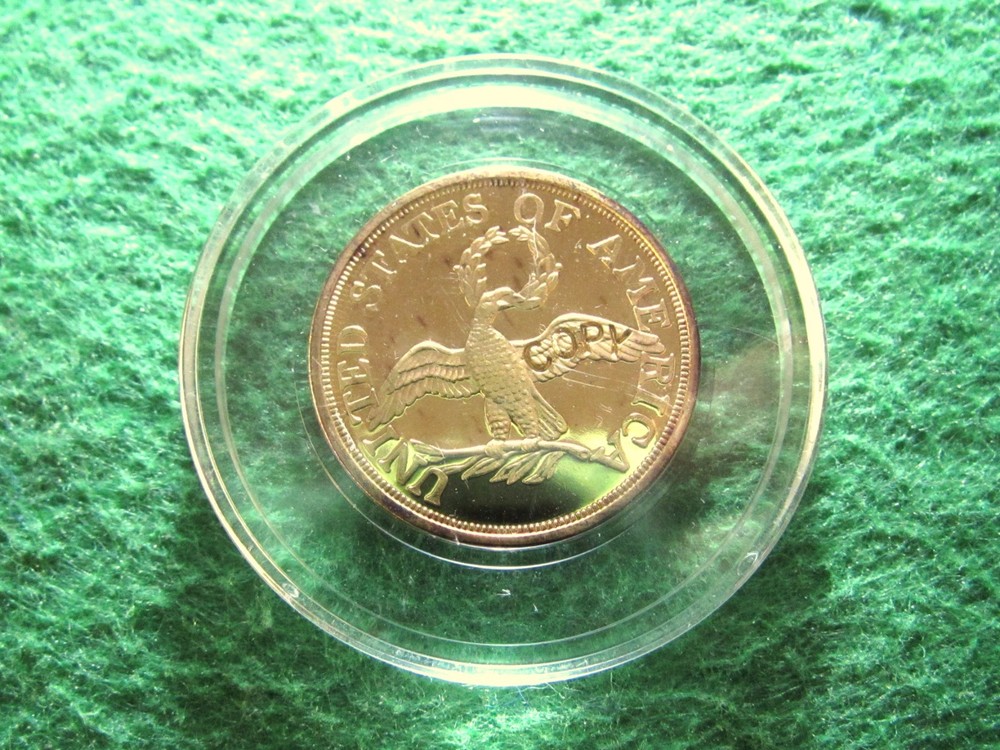 1795 American Half Eagle Gold Plated Copy - Proof - Encapsulated