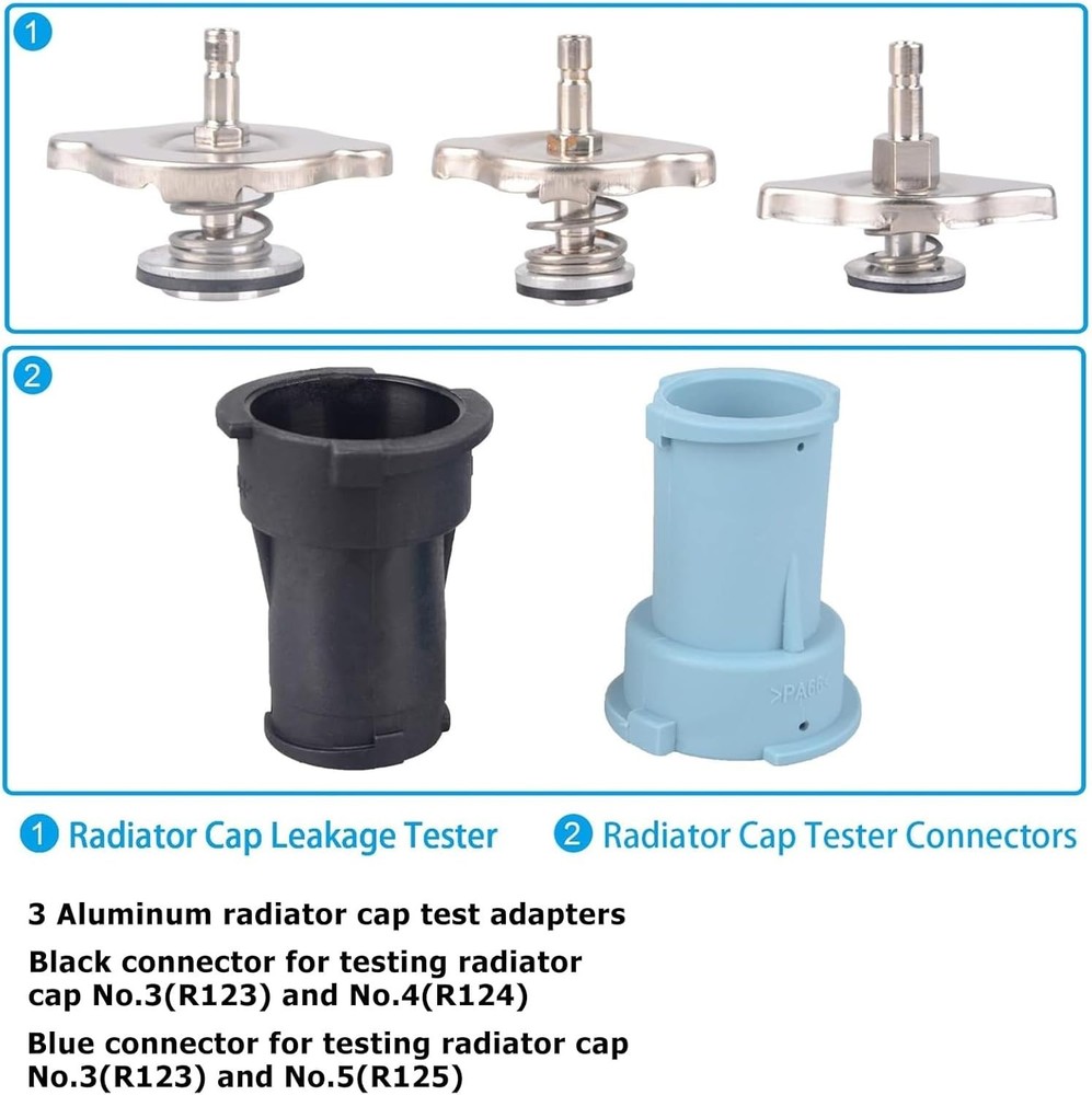 Professional Radiator Pressure Tester & Refill Kit