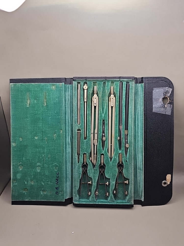 Vintage Dietzen "PREP" Drafting Tools and Compass Set 1087 Germany