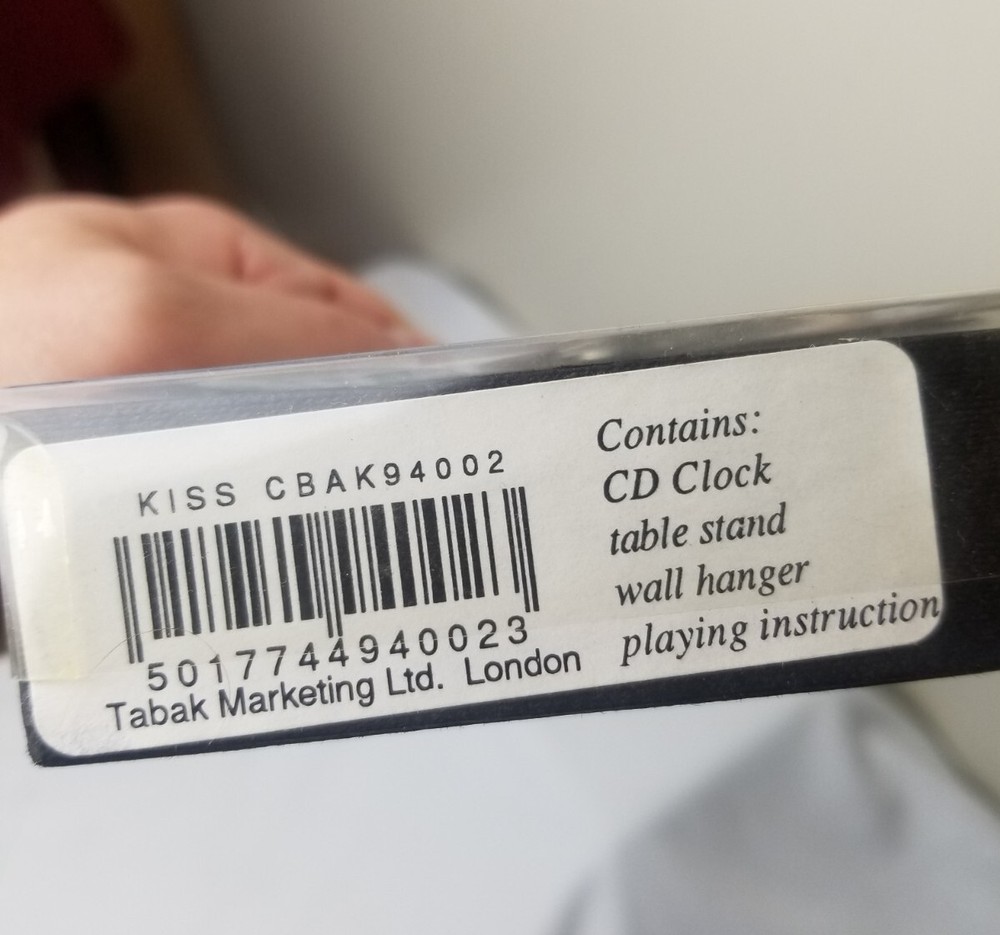 KISS CD Desk Clock Perfect Gift for KISS Fans.