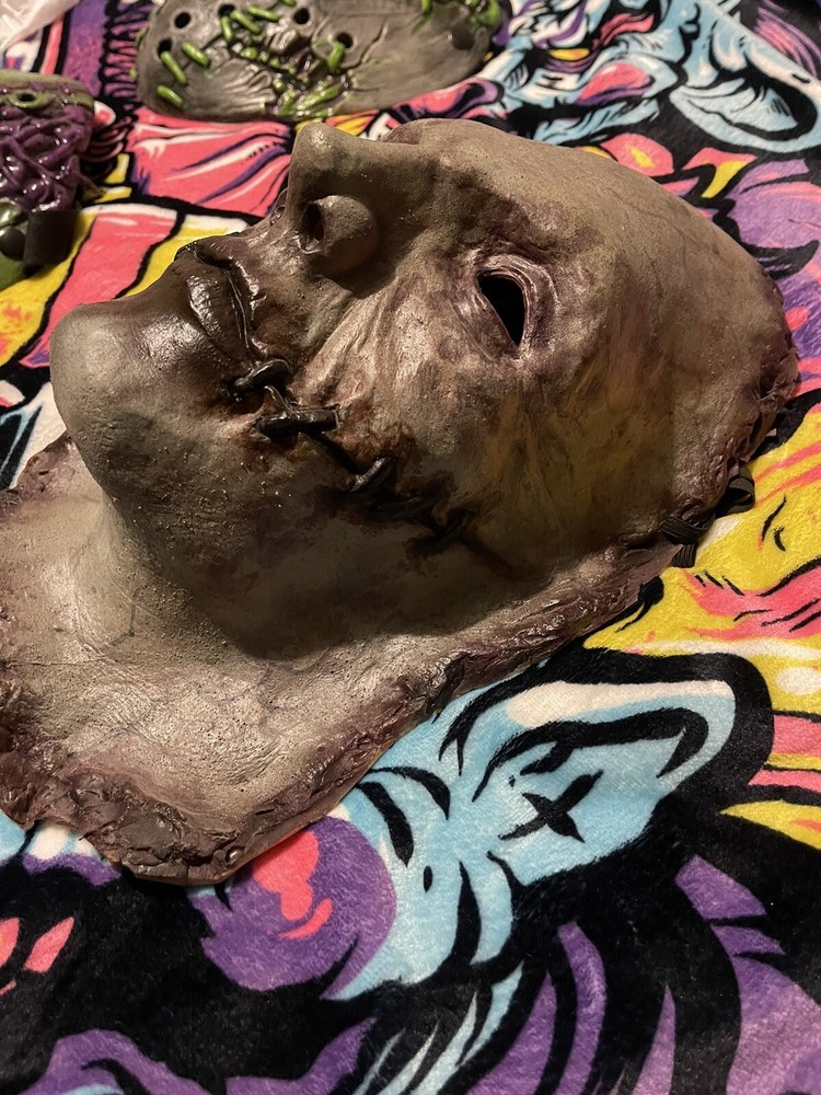 Leatherface Style Mask TCM Makeup Billy Custom