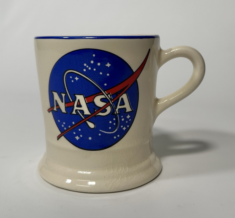 Vintage Retro NASA Logo Ceramic Coffee Mug Space Program