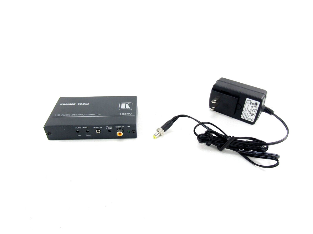 Kramer 103AV 1:3 Audio-Stereo / Video DA Distribution Amplifier