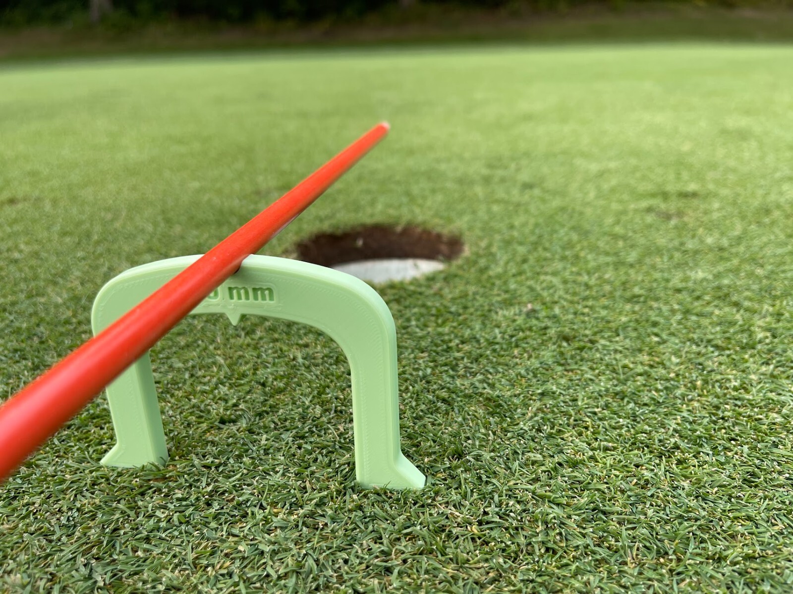 Putter Gate - 2 Pack - Putting Practice Aid - Alignment Tool - Orange