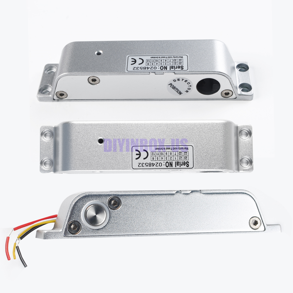 Electric Drop Bolt Lock Security System Fail-Safe Control Easy To Install DC12V