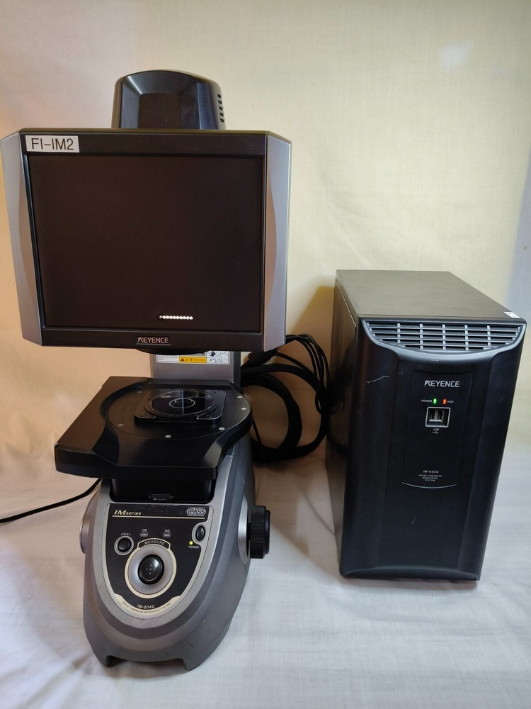 Keyence IM-6140 Image Dimension Measuring System w/ IM-6500 Controller