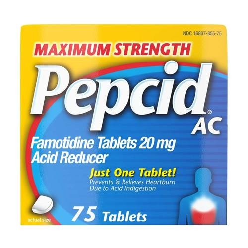 Pepcid AC Maximum Strength Acid Reducer 75 Tablets