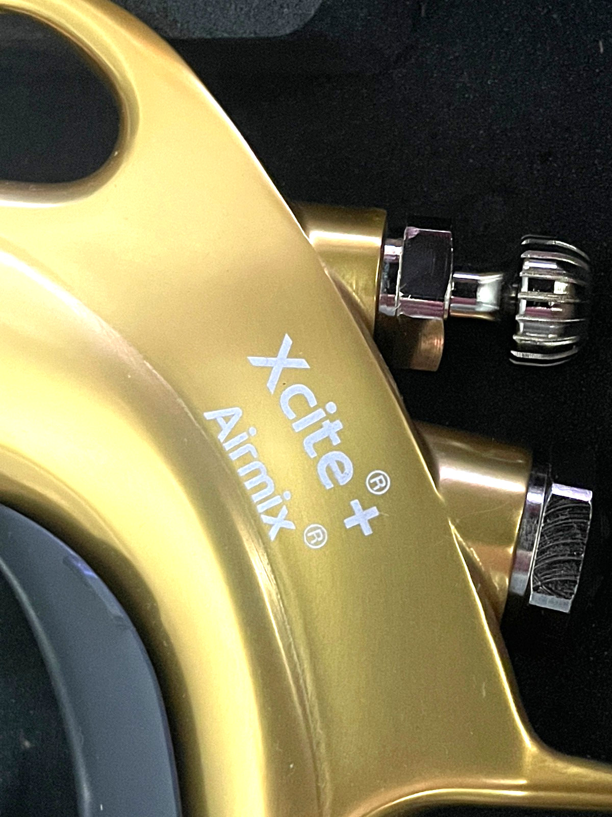 SAMES KREMLIN XCITE AIRMIX SPRAY GUN 120B NIB w/tip aircap fluid swivel-ss seat