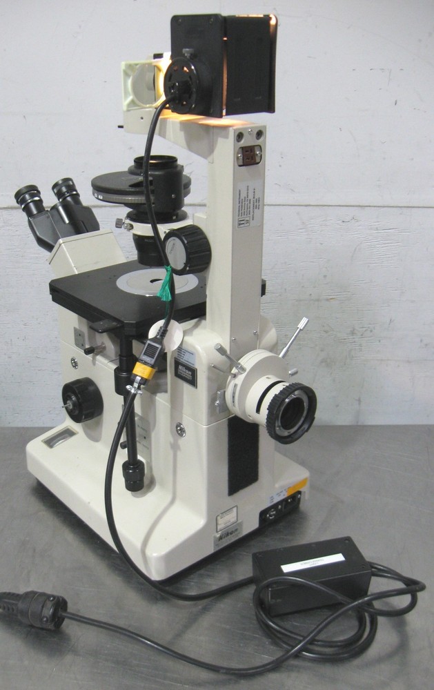 C200645 Nikon Diaphot Inverted Microscope, Hoffman Modulation Contrast, Epi-Ill