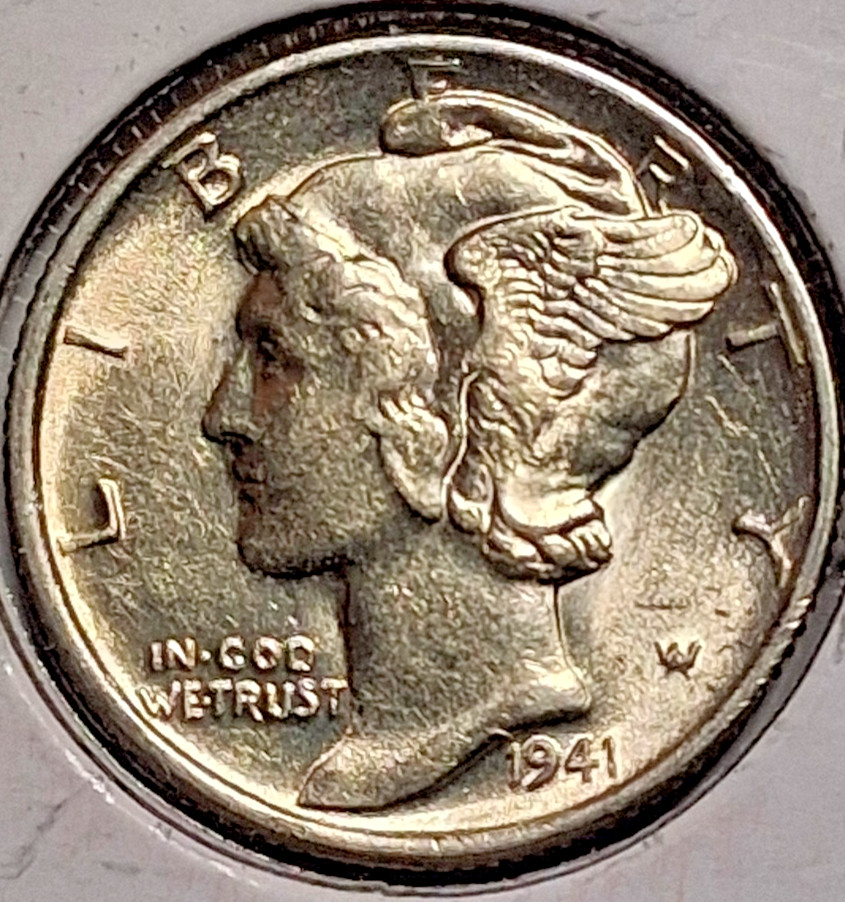 1941 Mercury Dime