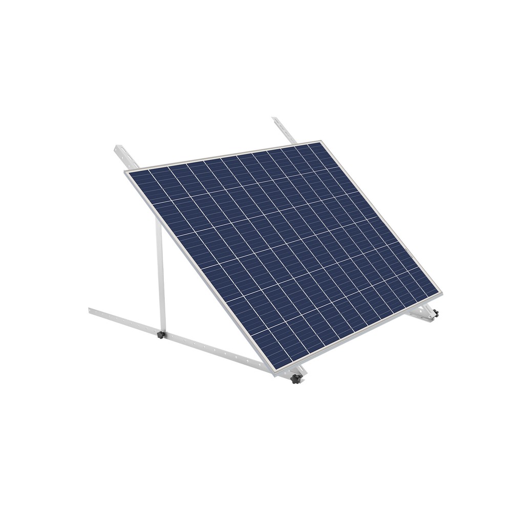 2pcs 45"Adjustable Solar Panel Tilt Mount Brackets RV Flat Surface Mounting Set