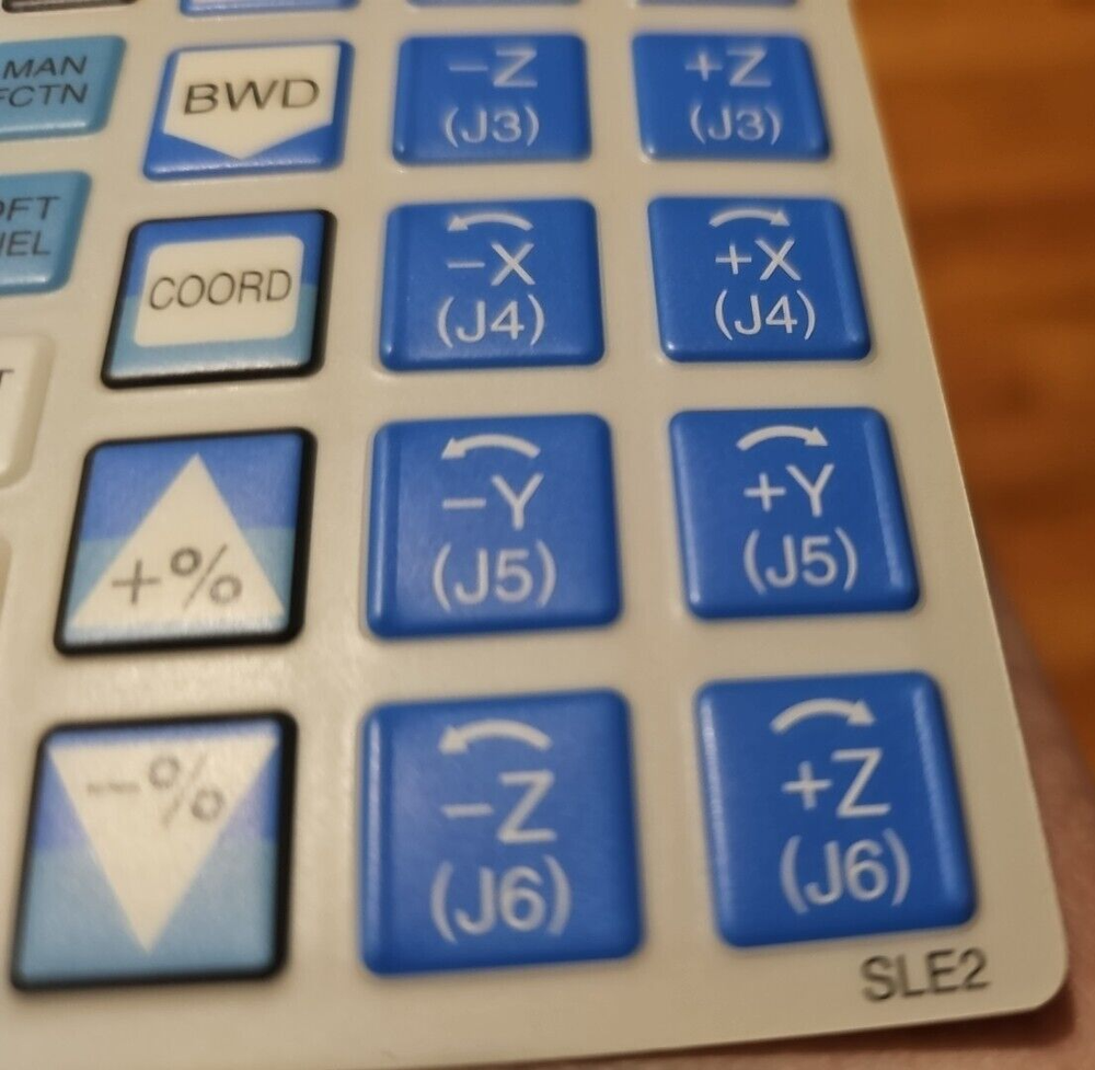 FANUC I PENDANT MEMBRANE KEYPAD/OVERLAY. SLE2