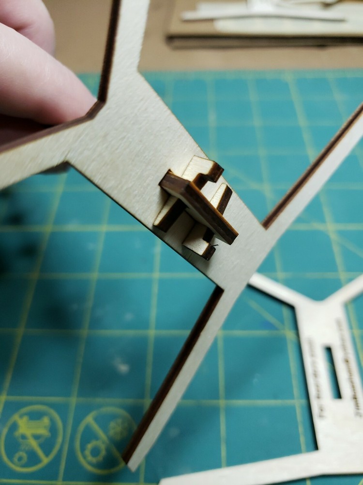 Rocket Cradle - Stand for display or working on your model rocket kits laser cut