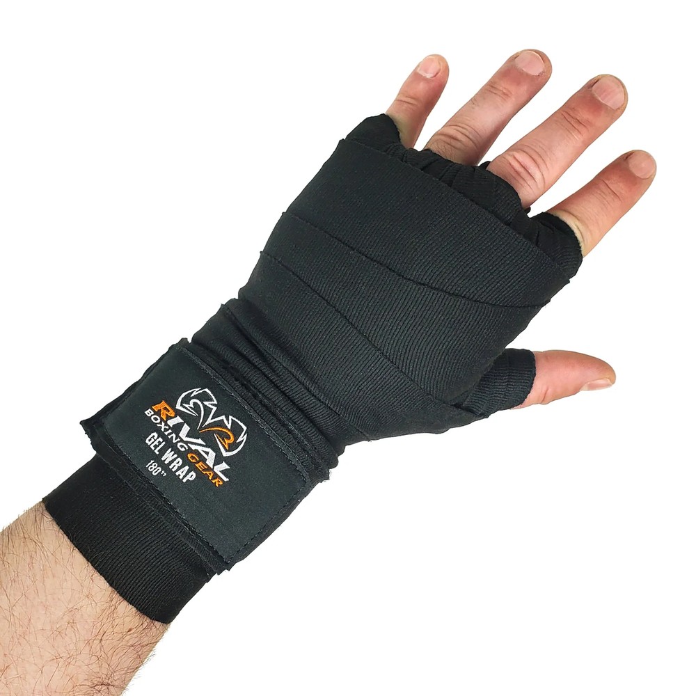 Rival Boxing 210" Gel Handwraps - Black
