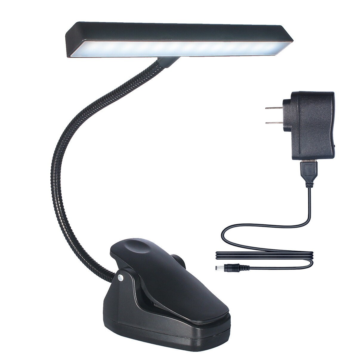 Rechargeable 26 LED Music Stand Light Clip-On Orchestra Light Book Lamp Musician