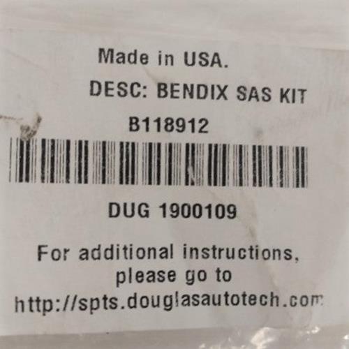 Cracked Bendix Straight Steering Angle Sensor - P/N BW K096785