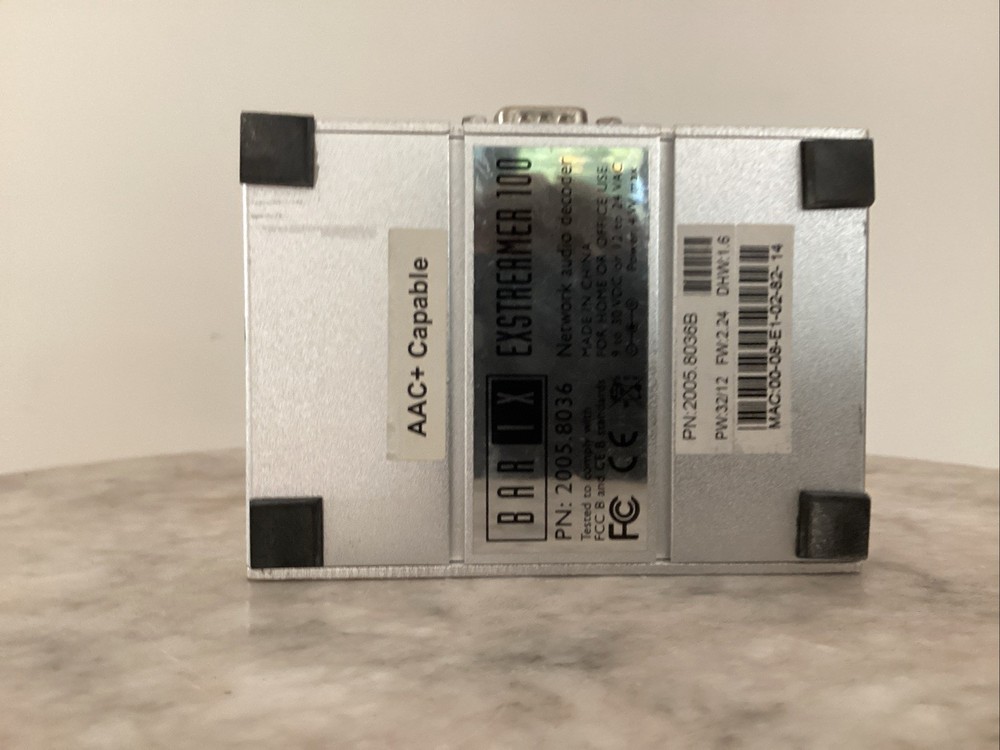 Barix Exstreamer 100 IP Audio Decoder (Used)