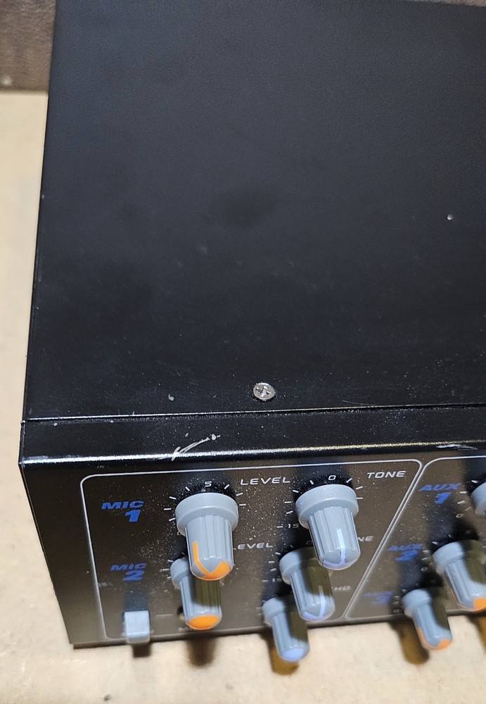 Pyle PT8050CH 8 Channel Audio Source Mixer Amplifier System -Missing BT Antenna-