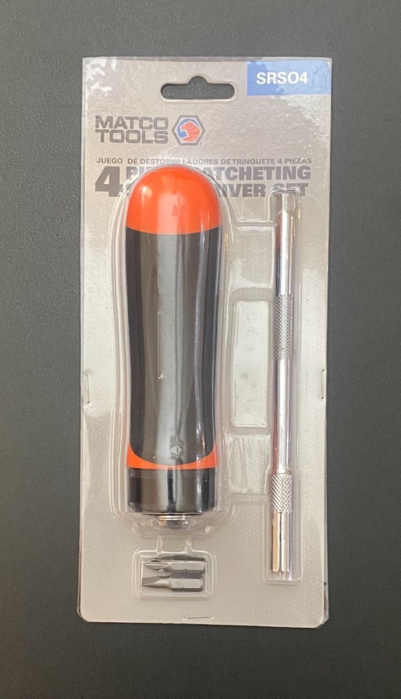 Matco Ratcheting Screw Driver Set SRSO4