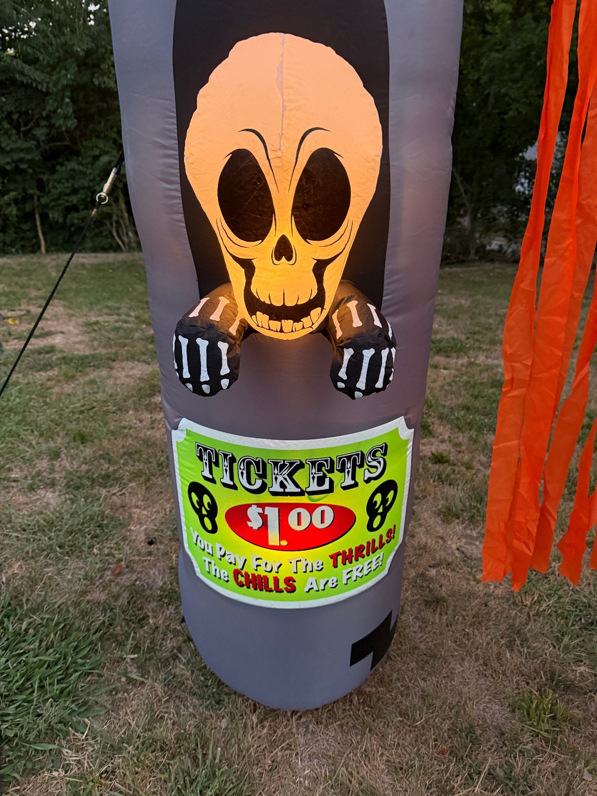 2017 9.5' GEMMY THRILLS & CHILLS HALLOWEEN ARCHWAY AIRBLOWN INFLATABLE