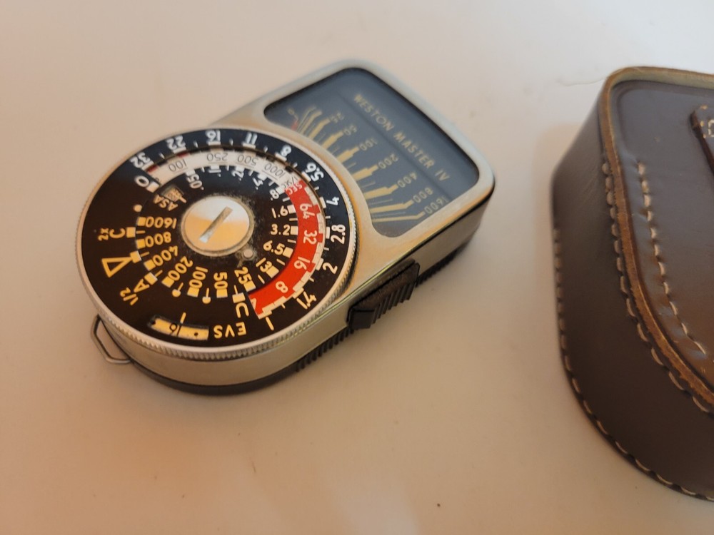 Weston Master IV Exposure Meter Model 745 with Leather Case