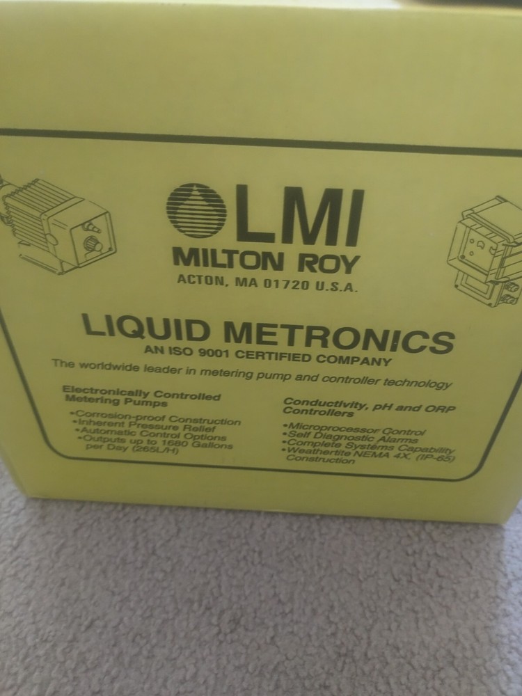 LMI Pump Model # AA951-393 BI