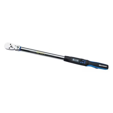 Westward 6Pag2 Elect Torque/Angle Wrench, 1/2 In In, Flex