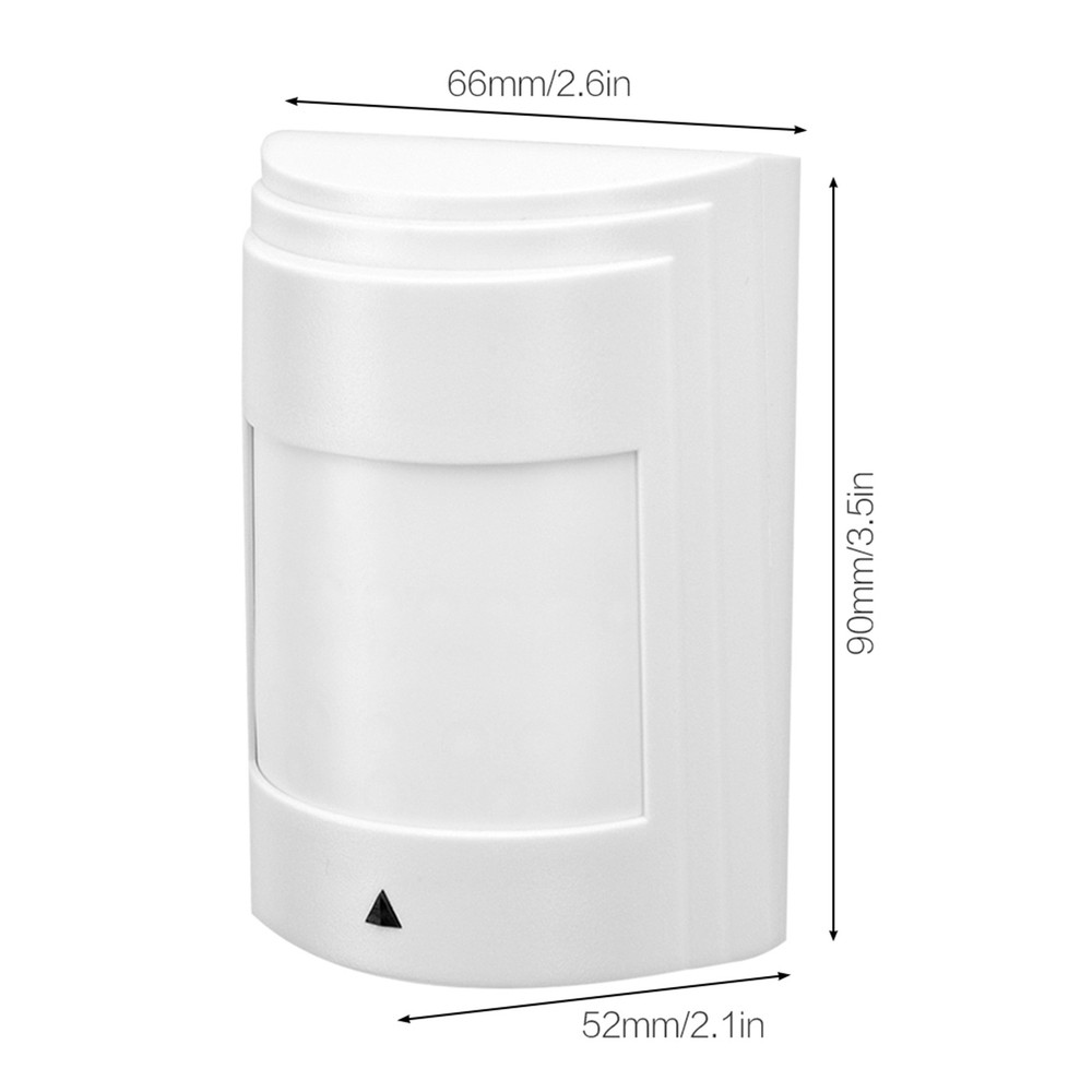 Wired Passive Infrared Motion Sensor Dual PIR Detector Warning Alarm WT