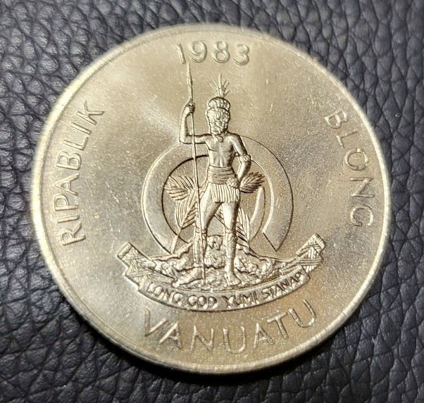 1983 Vanuatu 50 Vatu Coin