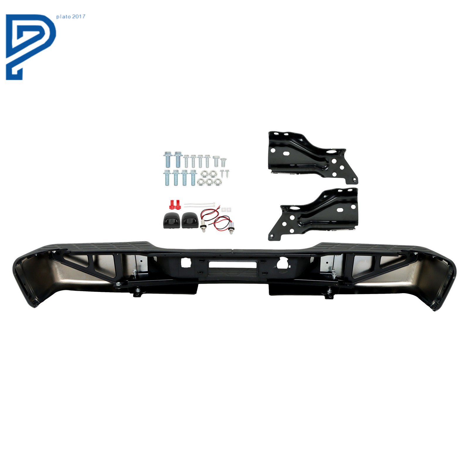 Chrome Rear Bumper Assembly For Chevy Silverado GMC Sierra 1500 2007-2013 2012