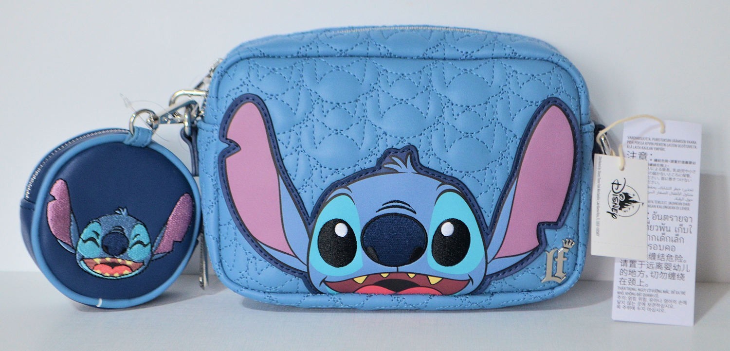 Disney Parks Loungefly Stitch Crossbody and Scrump Coin Bag NEW